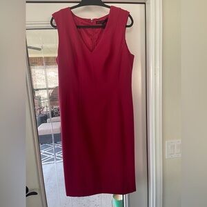 White House Black Market Sleeveless Rose Pink Sleeveless Dress